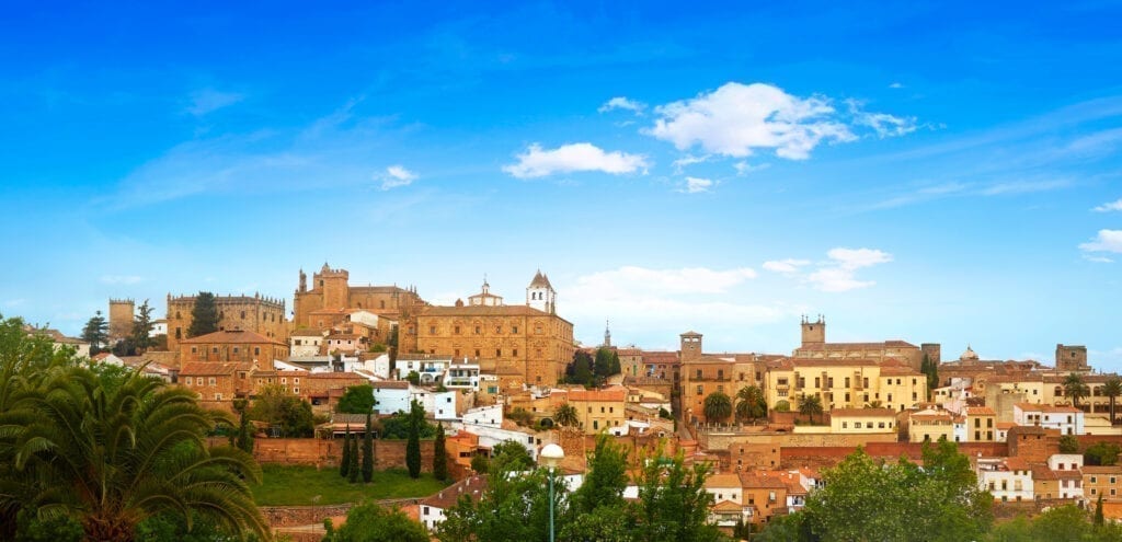 Caceres skyline